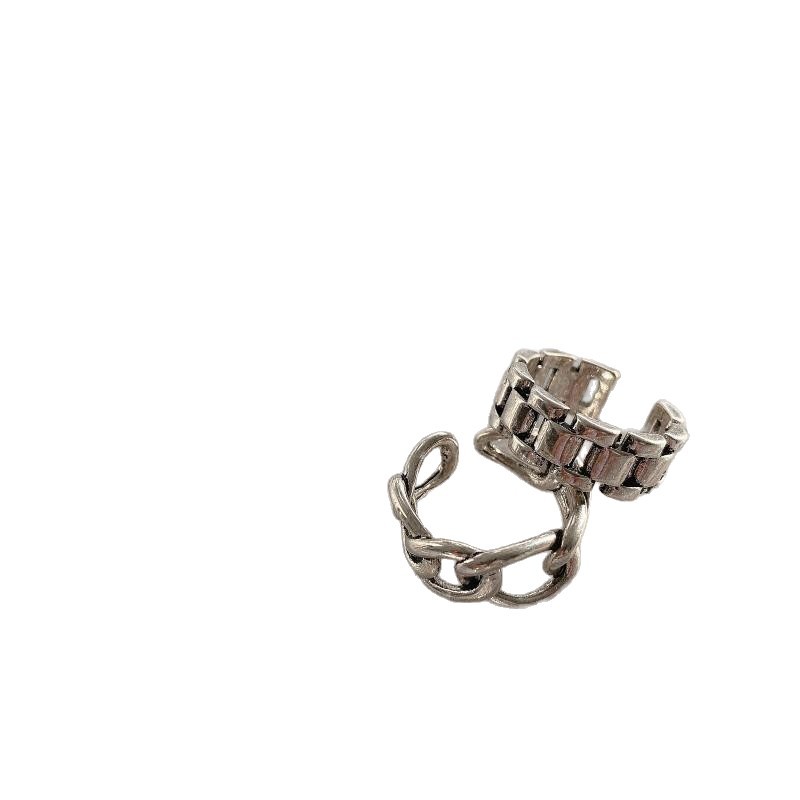Vintage Watch Strap With A Simple Open Design, Niche Style, Ins Student Cool And Minimalist High-End Retro Hollow Ring_voghion.com