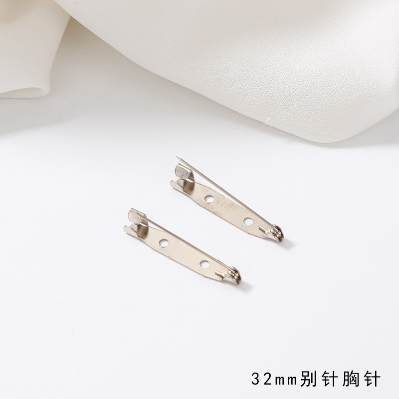 ピンの安全針の胸の花の底のボタンの針はロックの頭のネクタイのブローチの手作りのdiyの毛の服のボタンの部品の材料を持ちます。