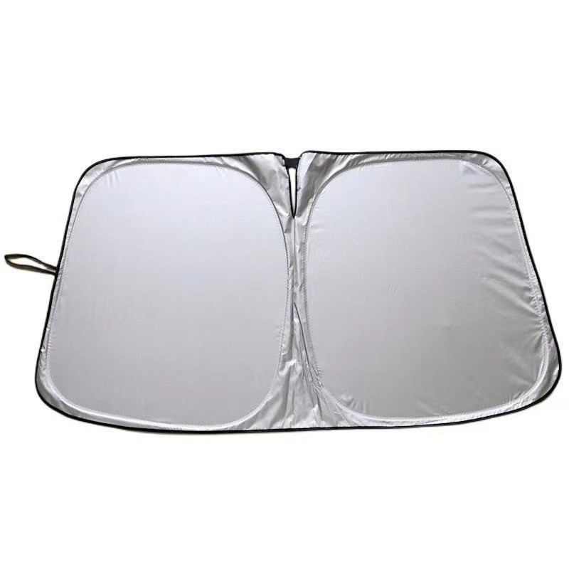 Car Sunshade Suitable for Tesla Sun Visor, Summer Sun Protection Sunshade, Car Accessories, Titanium Silver