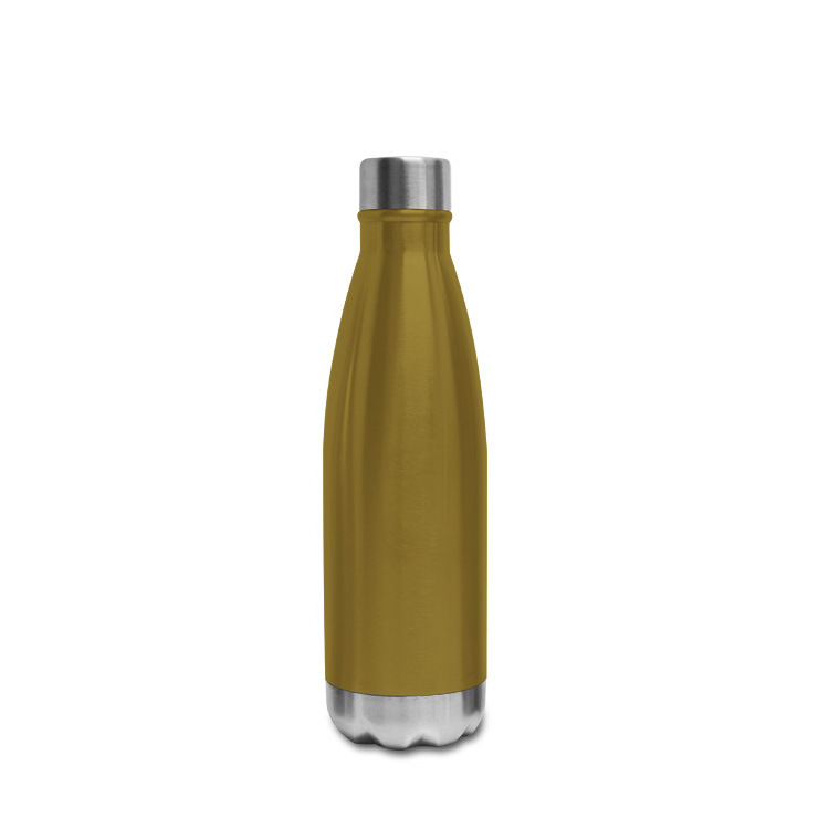 跨境不锈钢304双层真空全钢可乐瓶保温水瓶创意时尚礼品保温水杯