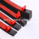 Self-adhesive solid rubber strip adhesive glass gasket buffer strip anti-collision anti-skid sealing strip wear-resistant pressure-resistant strip