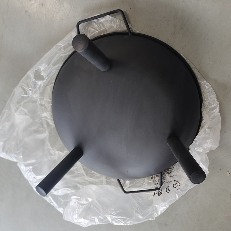 Hogar estufa de calefacción de carbón al aire libre patio redondo brasero portátil estufa de leña 3-5 personas aplicable suministro directo de fábrica