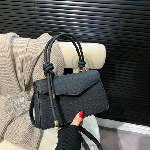 New  new autumn trend Korean style single shoulder textured small bag women's crossbody shoulder bag handbag small square bag