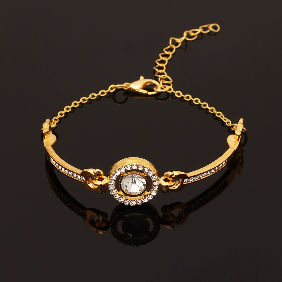Jewelry, creative set, bracelet, necklace, chain, ring, 4 piece set, wholesale