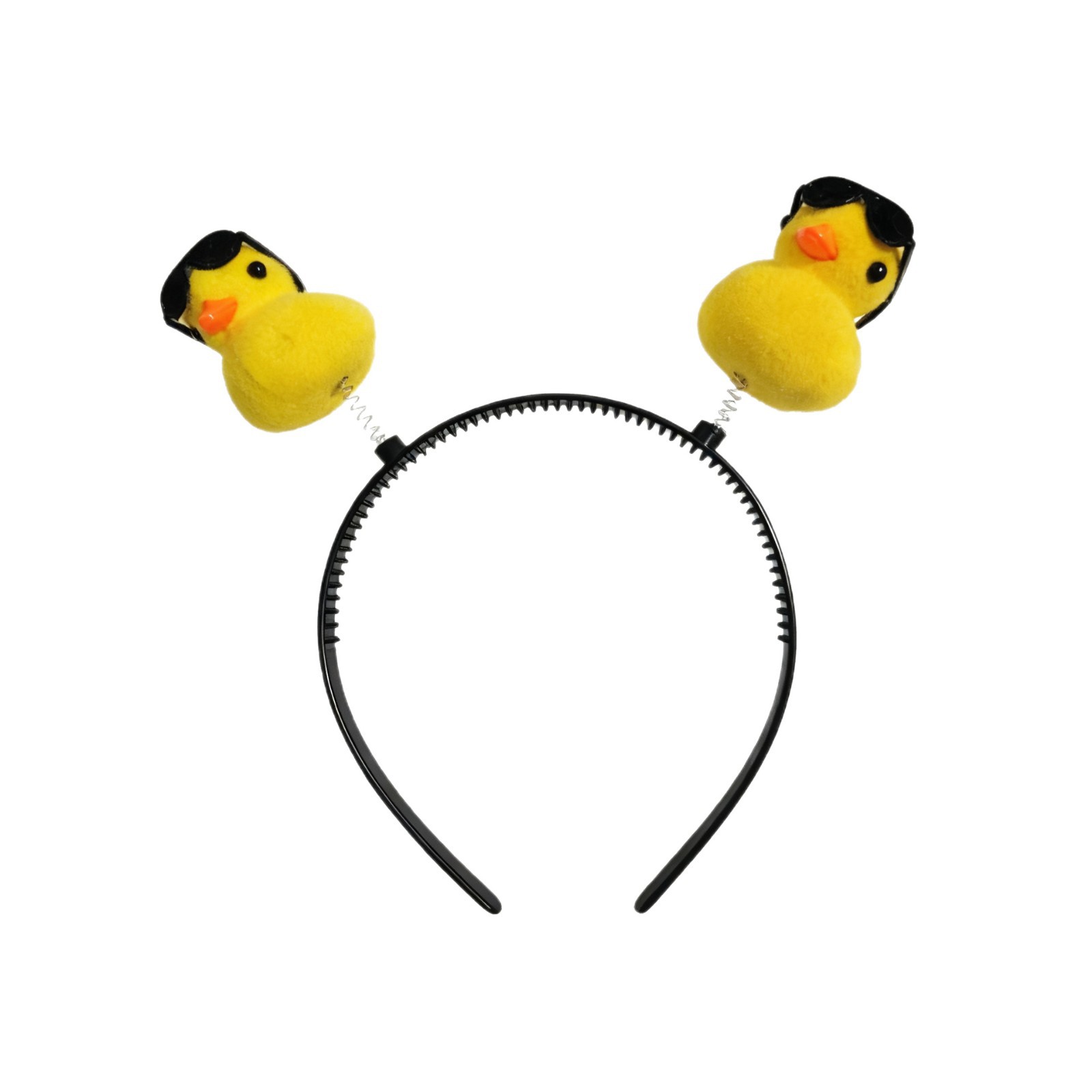 Bonita venta de patos amarillos primavera cabello estereoscópico gran patos dibujos animados adornos de cabello para la clase de jardín de infantes pequeños regalos image 6