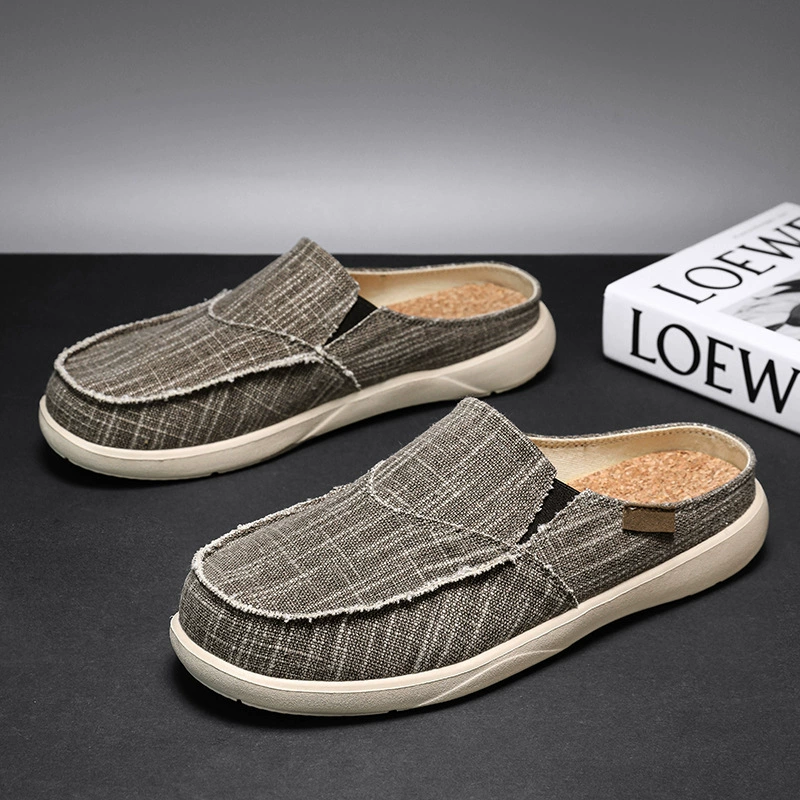 Трансграничная обувь большого размера, полутапочки, мужские легкие летние мужские повседневные мужские туфли без шнуровки, мужская обувь Jinjiang