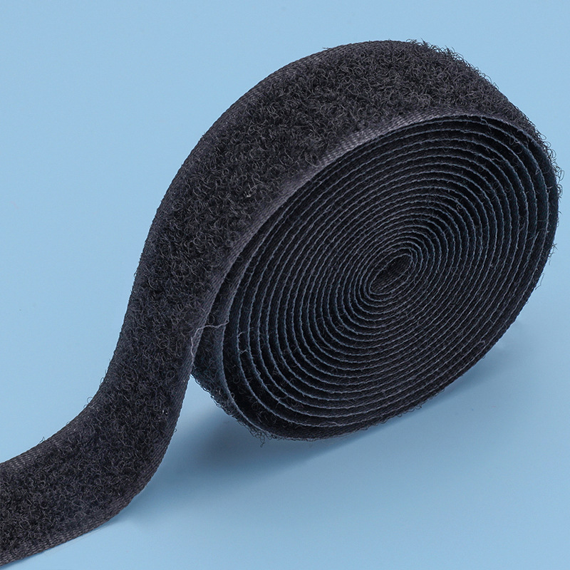 Velcro de color al por mayor 2cm de ancho gancho texturizado sin adhesivo de espalda pegatina madre ropa de bebé zapatos y sombreros pegados hebilla