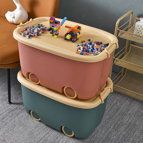Children's toy box miscellaneous organizer plastic drawer storage box baby infant toy snack storage box