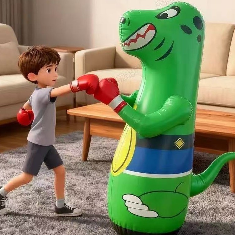 Inflatable Large Dinosaur Punching Bag Children's Educational Stress-Relief Baby Punching Toy