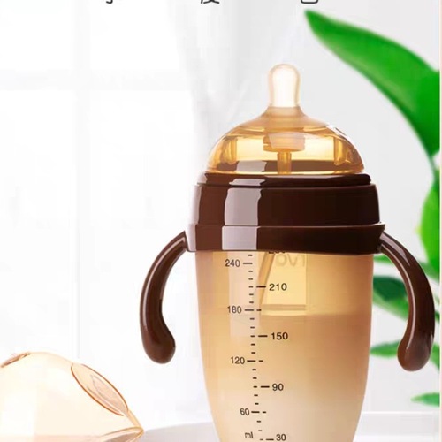 Bottle weaning artifact anti-fall wide-mouth ppsu silicone anti-flatulence newborn baby water cup 0-1-2 years old 3 imitation breast milk