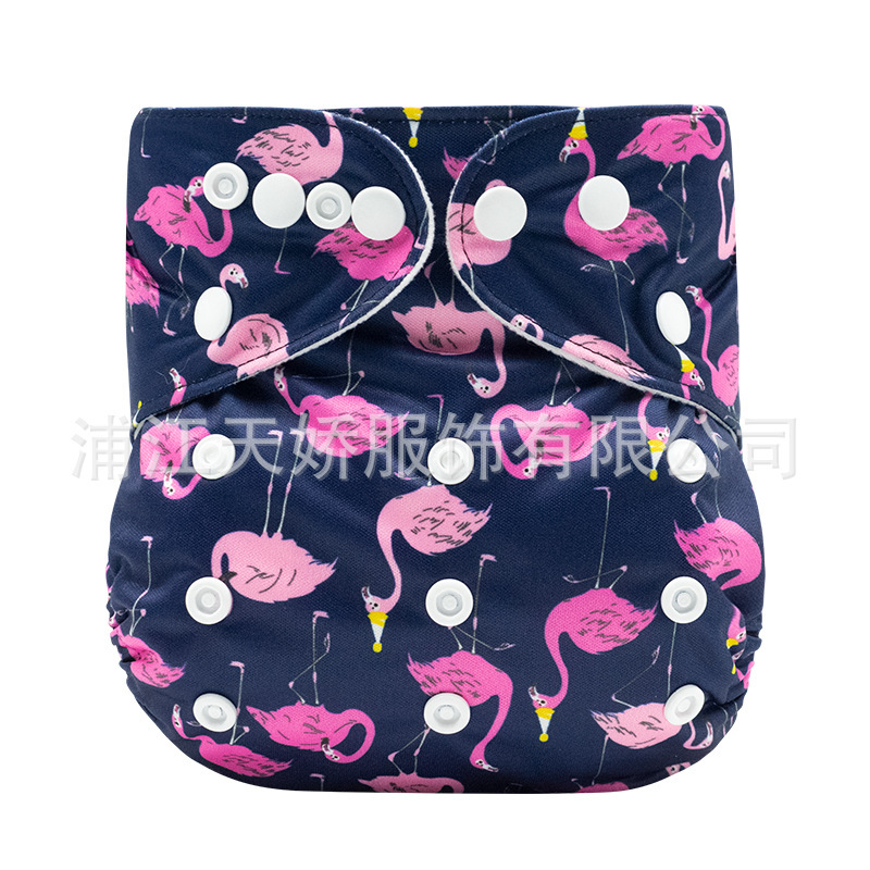 メーカークロスボーダー赤ちゃんおむつ洗える尿不湿通気性プリントトレーニングパンツcloth diaper|undefined