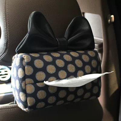 Holder with Doll Design — Car tissue box/set