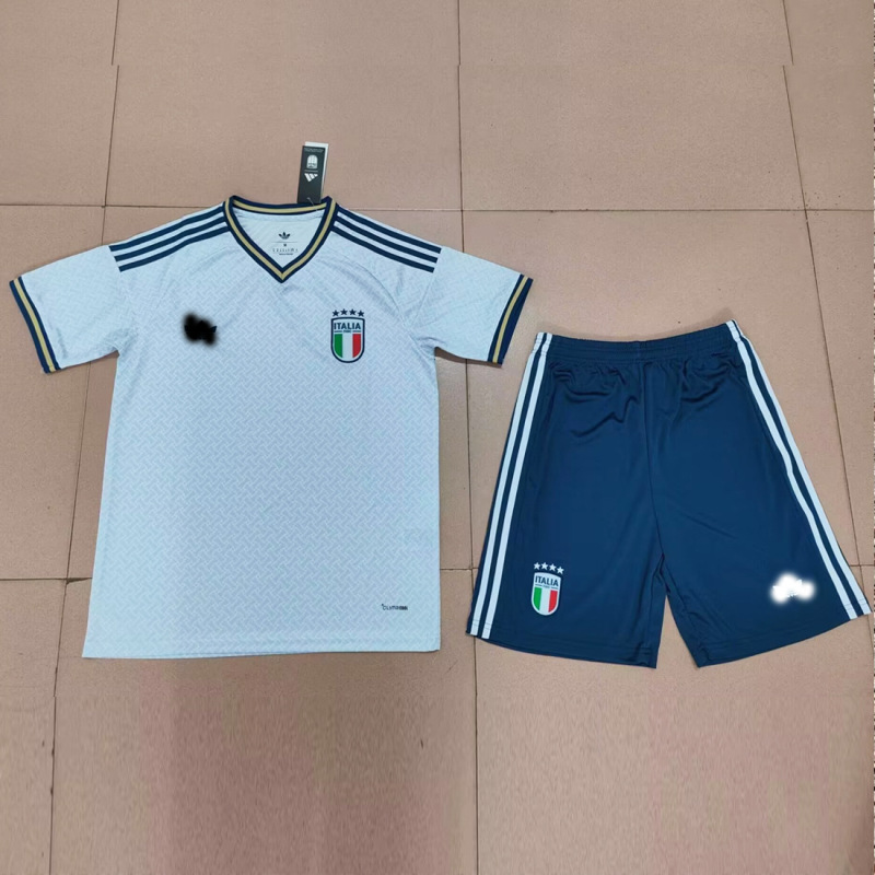 26-27 Italy Away Adult Football Uniform Set, Match Jersey Set, White Jersey 26-27 Italy Away Adult Football Uniform Set, Match Jersey Set, White Jersey