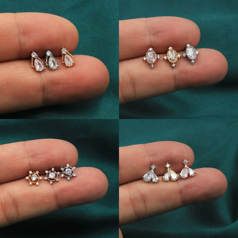 Earrings, micro incrustation, R56 model
