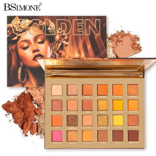 BSIMONE24 Color Eyeshades Plate Matte Pearlescent and Sequins Various Textures Eyeshades Plate Easy to Carry