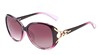 Fashionable sunglasses, trend glasses, flowered