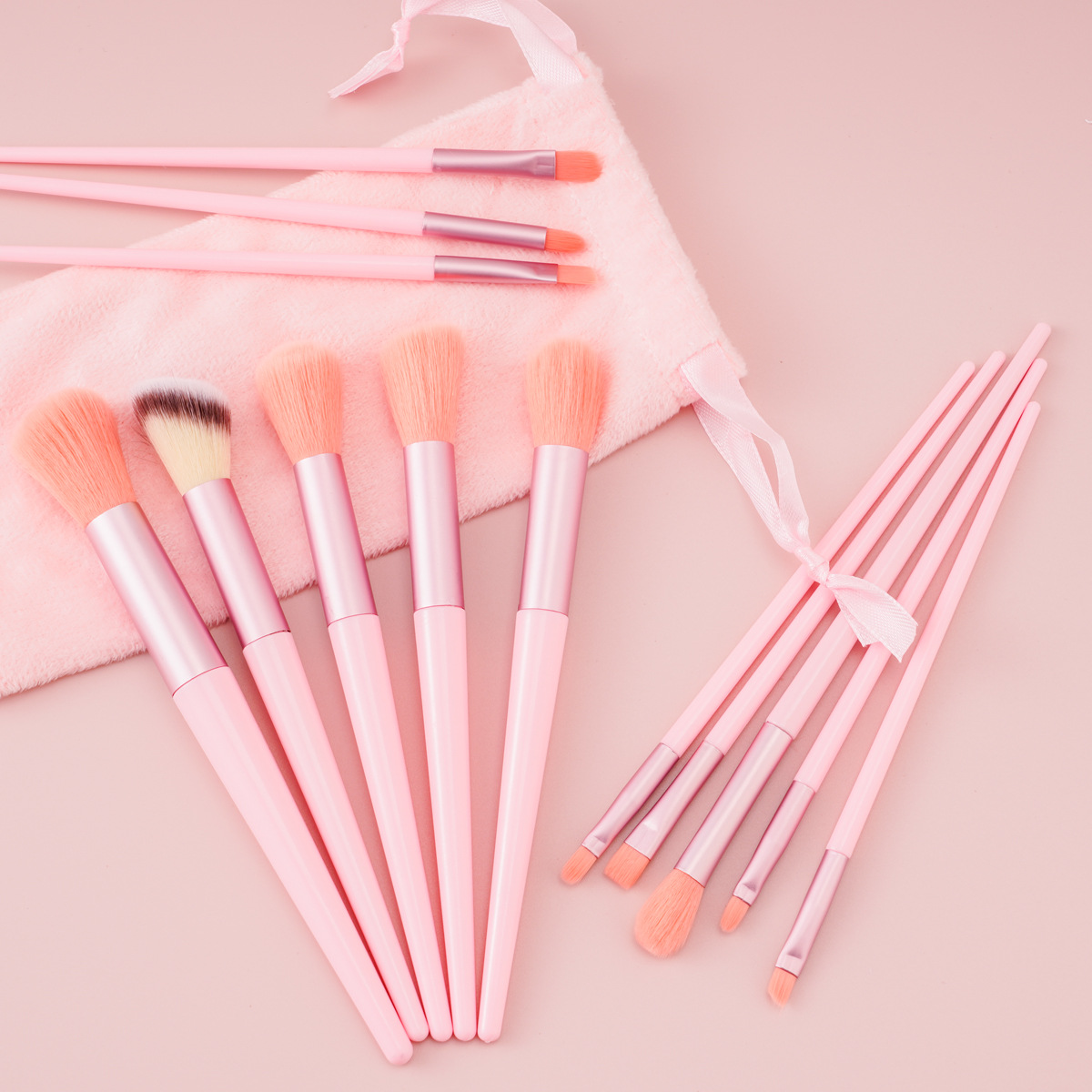 Casual Artificial Fiber Plastic Handgrip Makeup Brushes 1 Set display picture 3