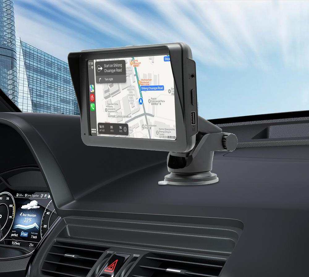 New portable 7-inch Bluetooth car mp5 with camera f133 Wireless carplay driving recorder pnd