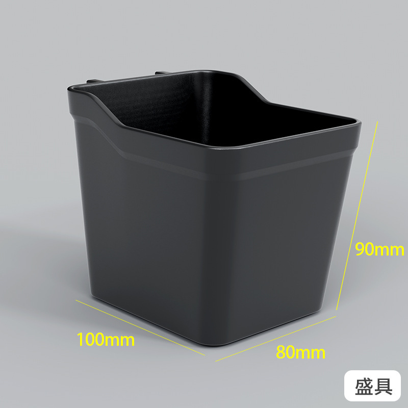 台所の書斎の寮のオフィスの穴の板の壁掛けのデスクトップは通用して穴を開けないで神器の仕切り板を収納します。|undefined