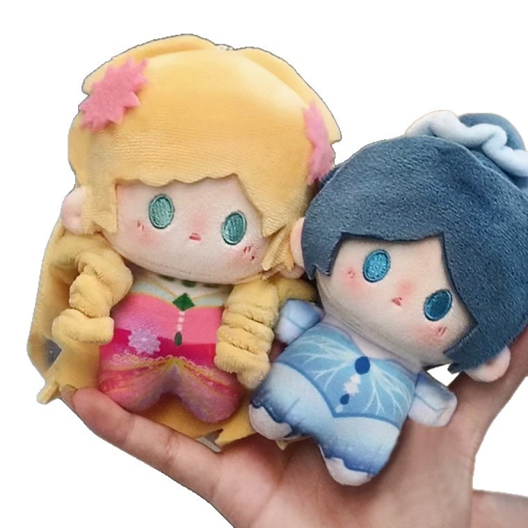 アニメ「葉洛麗」エルフキャラクターグッズ 10cm 氷のプリンセス リングプリンセス ぬいぐるみ バックパックチャーム|undefined
