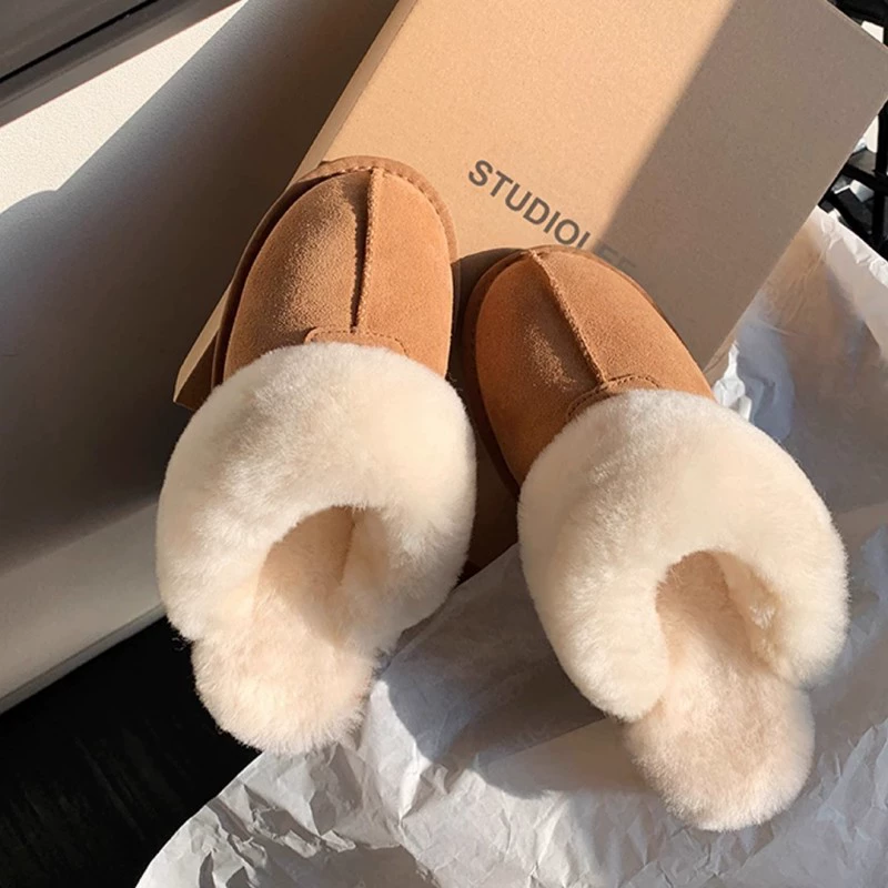 俏妃菲 Winter fleece footwear platform, boots, slippers