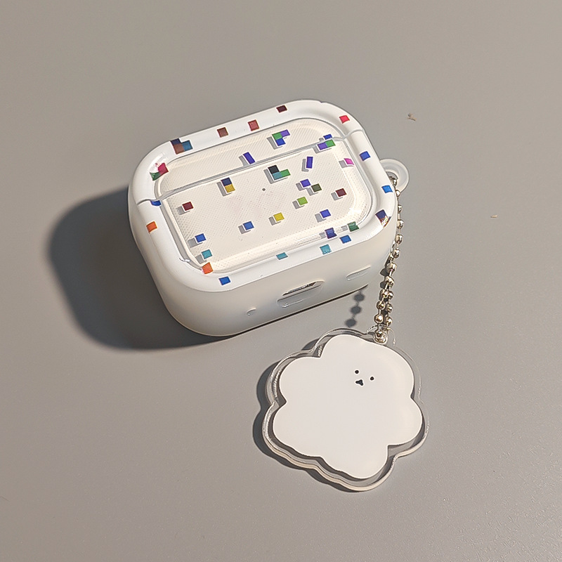Funda protectora simple y práctica para AirPods 4, funda protectora pro3, funda protectora para auriculares Bluetooth Apple de segunda generación
