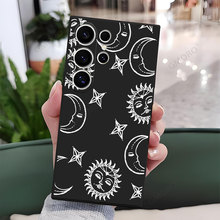 亚马逊热销日月星辰三星S25plus硅胶软壳GalaxyS26edge手机保护套