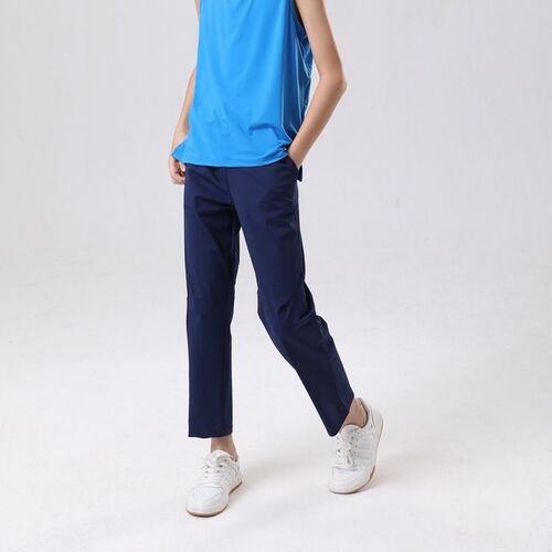 Amazon Exports Summer Boys' and Girls' Yoga Pants New Solid Color Breathable Sports Casual Pants Lightweight Fitness Pants