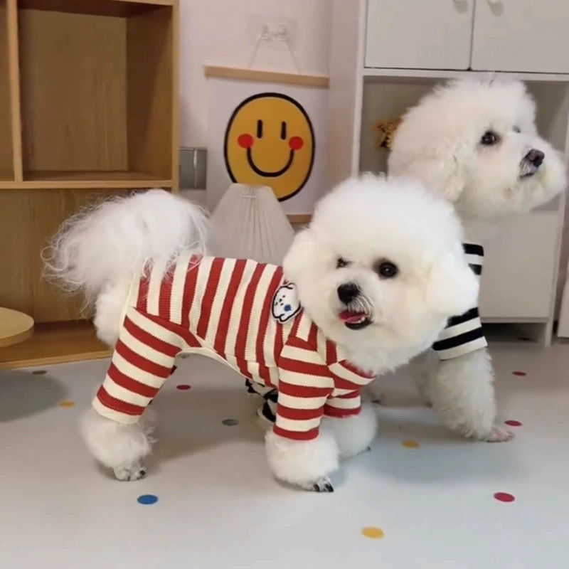 Собачья одежда весна и осень могут буксировать маленьких щенков