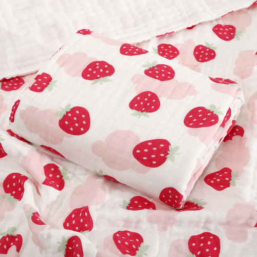 Baby bath towel, pure cotton four-layer gauze, baby supplies, newborn child blanket, newborn blanket, one piece drop shipping