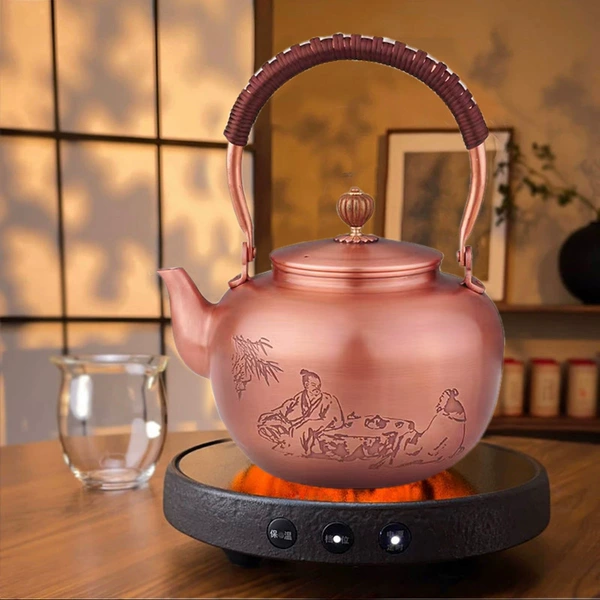 T0 cast iron model + with Lu Yu teapot