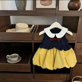 2026夏洛丽塔白雪公主裙连衣裙宝宝洋气时髦女童裙生日周岁礼服裙