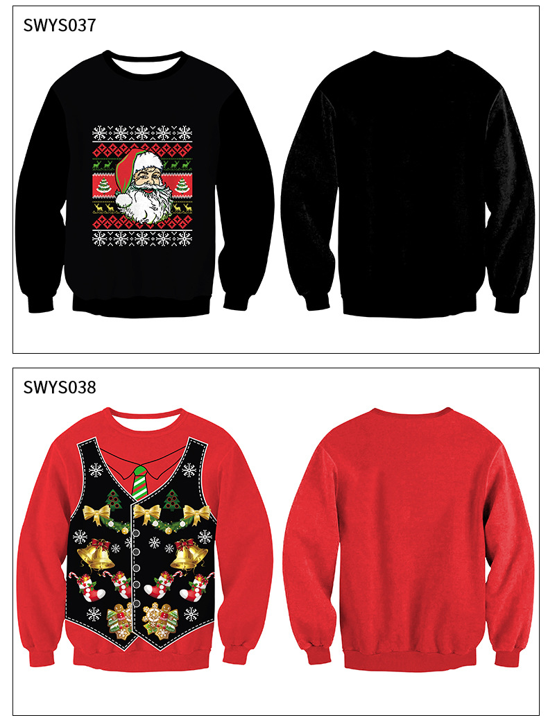 2023 New 3D Digital Print Pullover Sweater SWYS_voghion.com