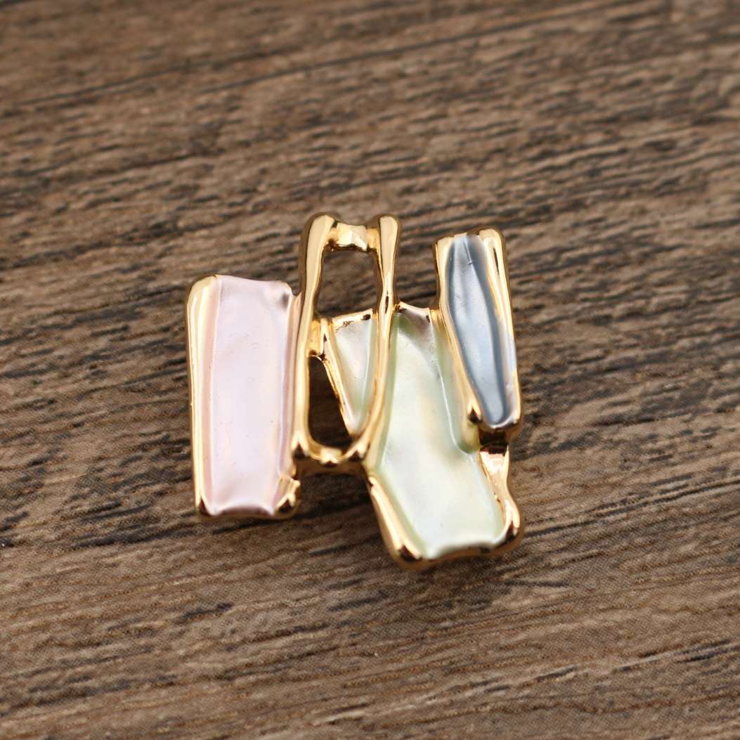 스프링 컬러 블루 액세서리-골드