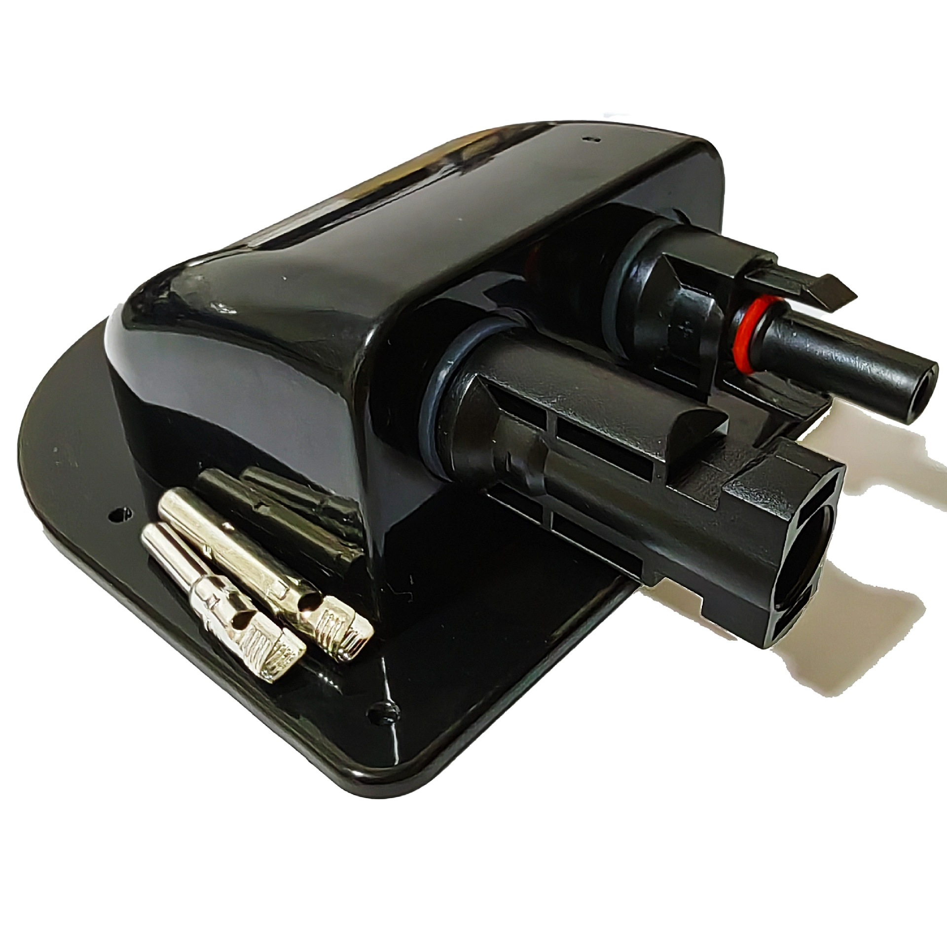 房车改装配件车顶太阳能接线盒光伏板旅居车接线罩盒支架底座