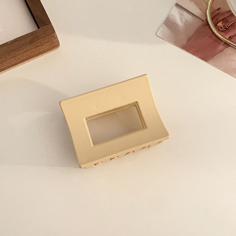 Accesorios para el cabello de Corea del Sur horquilla de acrílico de las mujeres de nuevo cuchara simple grande updo clip de pelo tocado