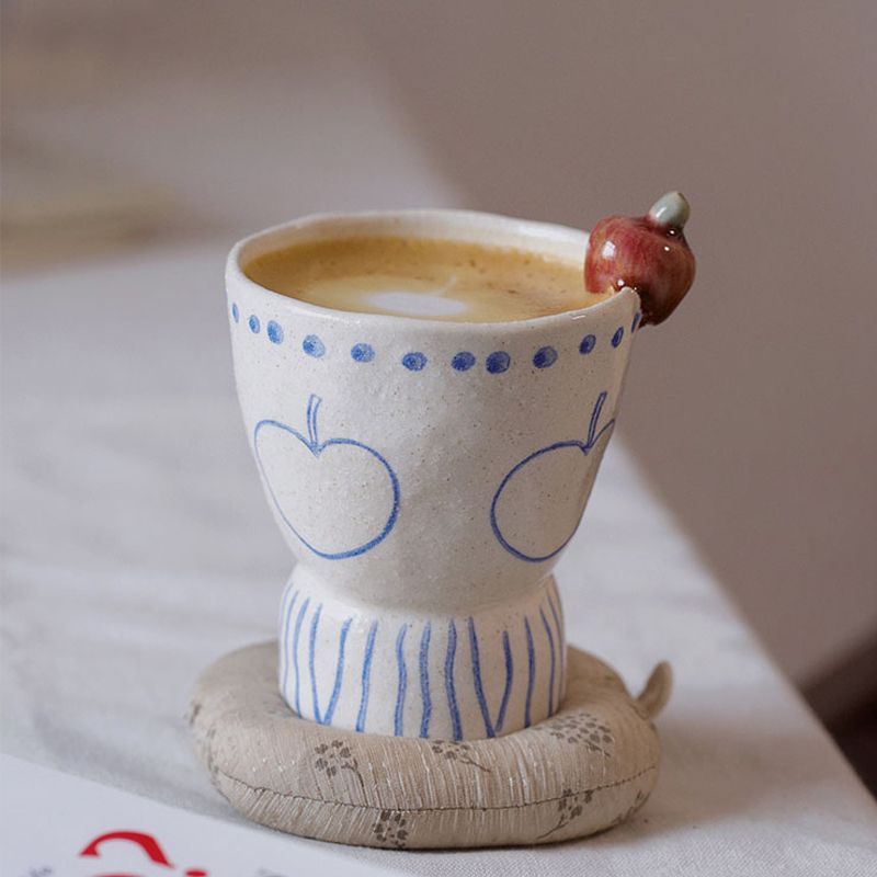 Coffee Cup Ceramic Design Niche Hand Cup Afternoon Tea Cup Latte Art Cup Mug Birthday Gift
