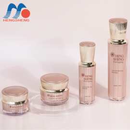 厂家直供 亚克力套装瓶30g50g水乳精华瓶玫瑰金护肤品包材