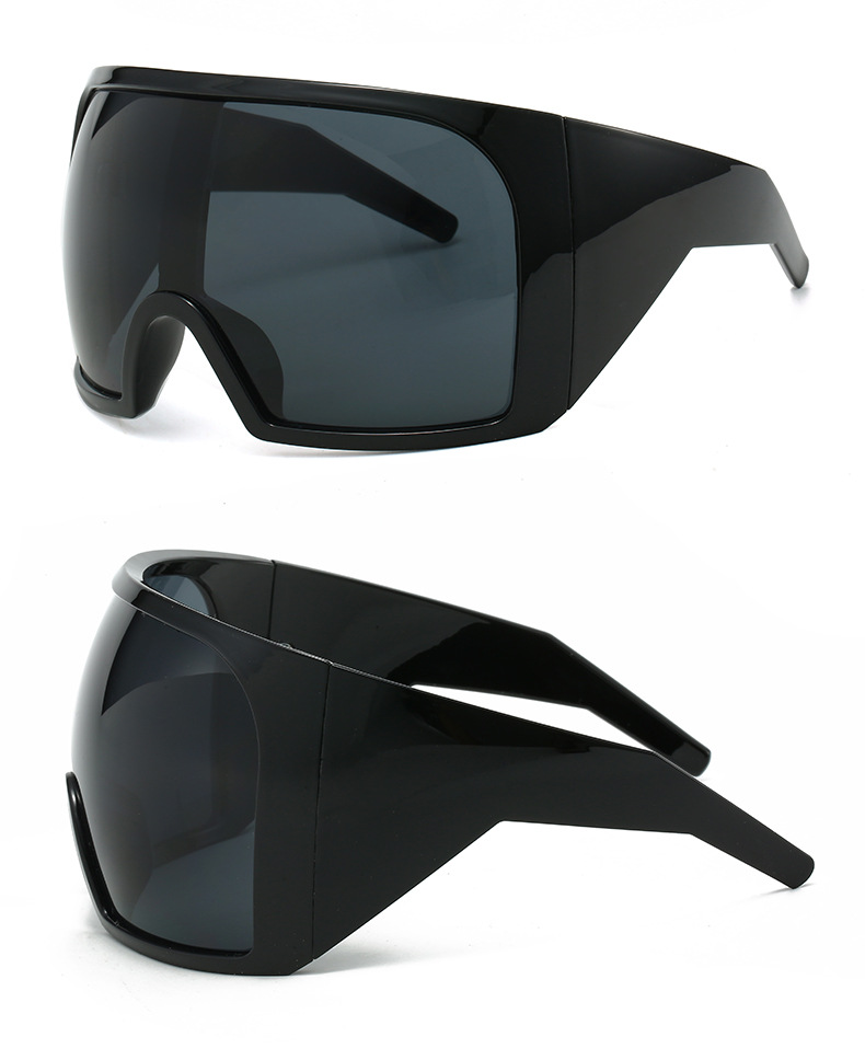80g Weight Full Frame Glasses Structure Sunglasses Classification PC, UV400 Protection Lens Material Special-Shaped Mirror Glasses Style Travel, Fishing Occasion Geometric Pattern Unisex Gender Lady Style Lady Geometric PC UV400 Protection Special-Shaped Mirror Full Frame Women's Sunglasses 4
