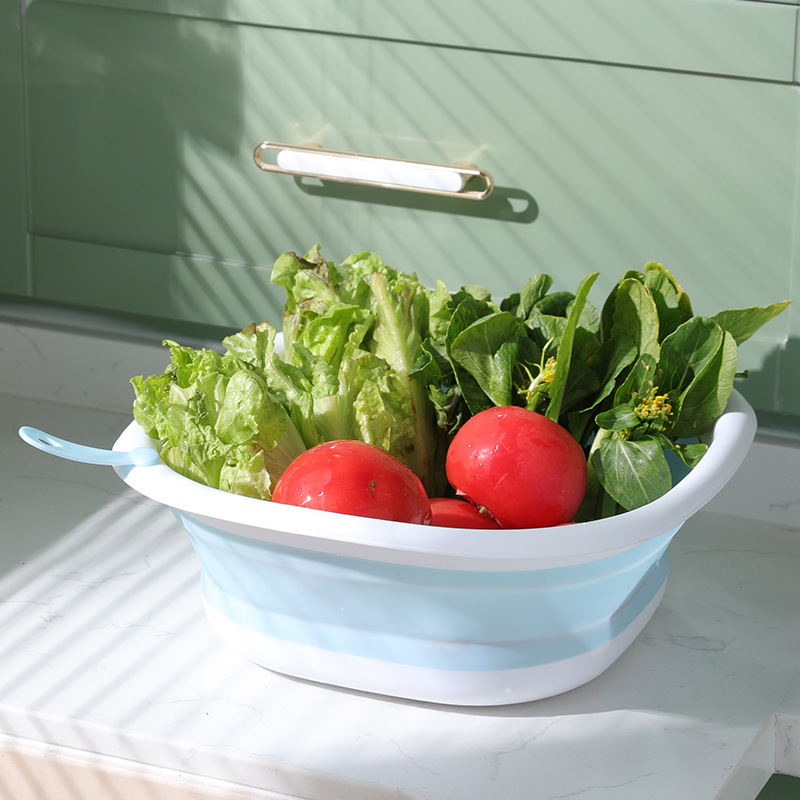 Lavabo plegable montado en la pared lavabo engrosado portátil para el hogar lavabo para lavar lavabo para pies de plástico lavabo para agua de viaje