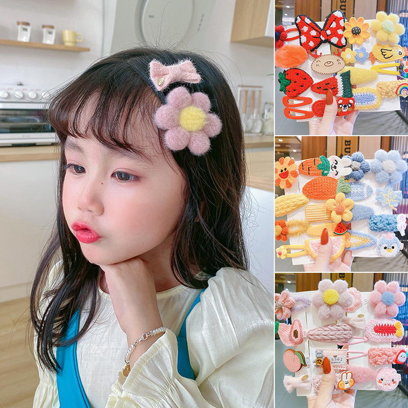 Demi-season children's cartoon hairgrip