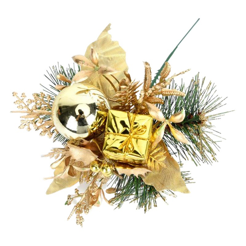 Ramas de pino artificiales navideñas, piñas, corona de árbol de Navidad, decoración de enredaderas, arreglos florales, adornos, suministros para crear ambiente, venta al por mayor