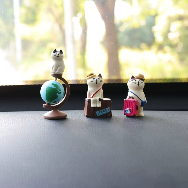 Кошка внутри автомобиля украшения украшения глобус украшения украшения украшения автомобиля