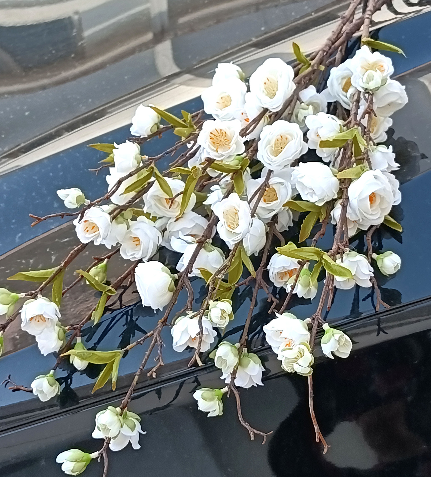 仿真傲梅 梅花仿真花假花 婚庆家居工程景观摄影舞台装饰拍照道具