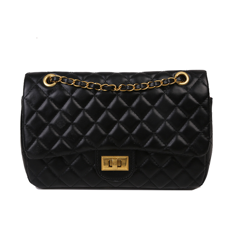 Bag Women 2023 New Style Small Fragrant Rhombus Chain Bag Women's Shoulder bag simple Korean fashion single shoulder Messenger bag_voghion.com