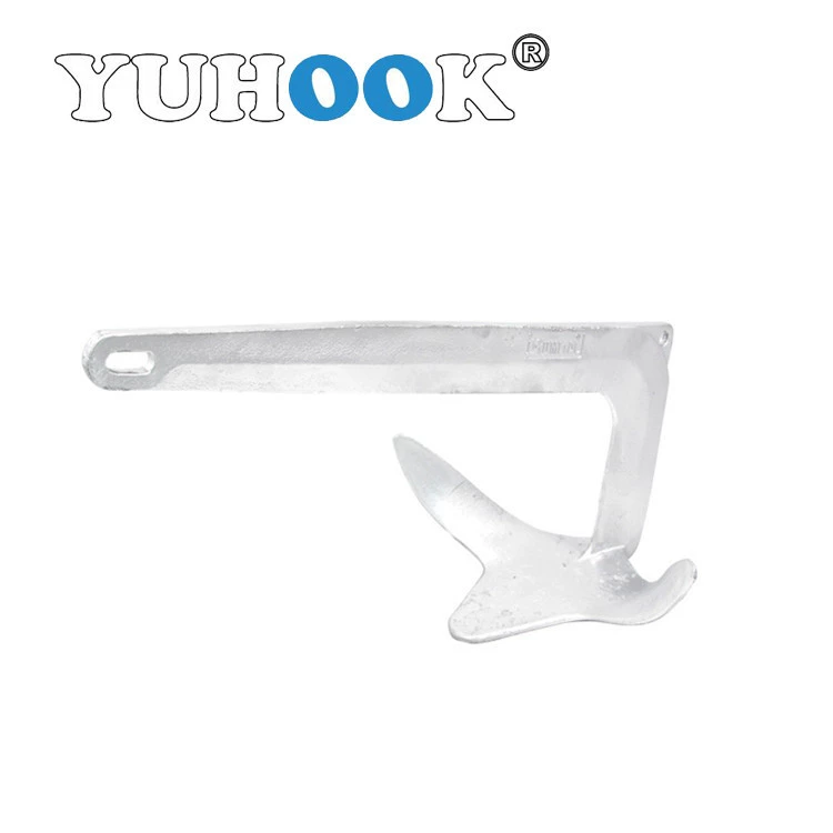 Якорь Hot-dip оцинкованный синий, песочный якорь, каяк, яхта, надувная лодка, якорь сича, трансграничный