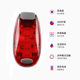 Bicycle tail light outdoor night running warning light 5led cycling light multifunctional helmet light brake light