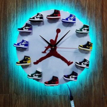 White word with lamp