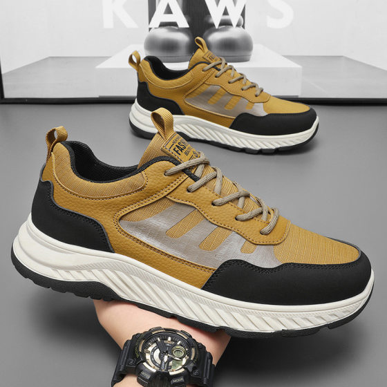 Men's Shoes 2025 Spring Fashion New All-match sneaker Breathable Running Wear-resistant Non-slip Soft Sole Running Casual Shoes