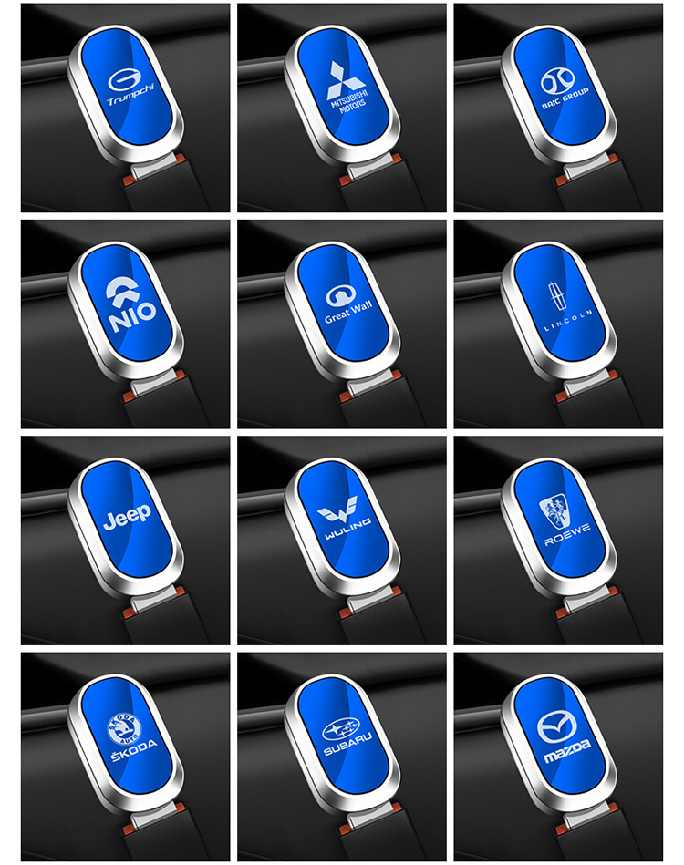 Car with lock buckle insert buckle with extender sub-female buckle cross-border car with bayonet